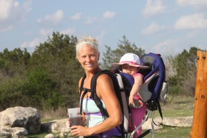 Hiking with Mommy at the Ranch!