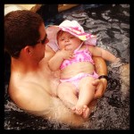 Swimming with Daddy