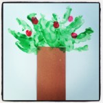 Landri's First Artwork (09.11.13) - My Apple Tree