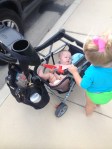 Blowout in seat equals stroller basket