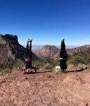 Headstands on top of Lost Mine